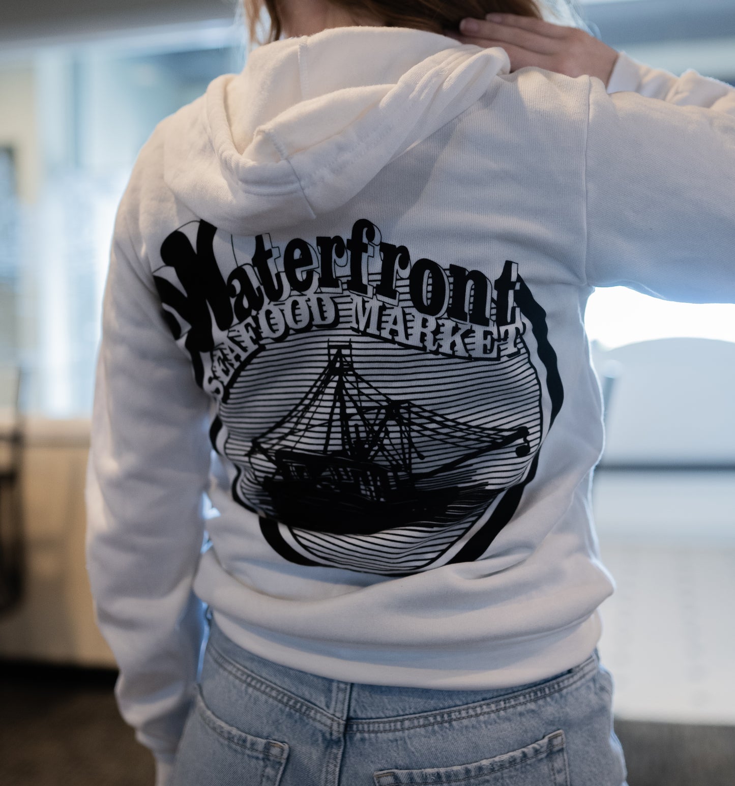 Pull Over Hoodie | Waterfront Logo